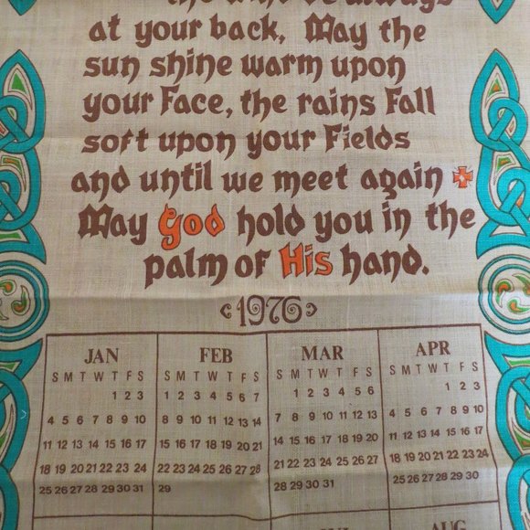 An Irish Blessing/1976 Calendar - Picture 5 of 10